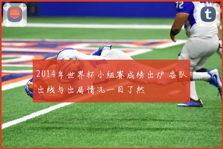 2014年世界杯小组赛成绩出炉 各队出线与出局情况一目了然