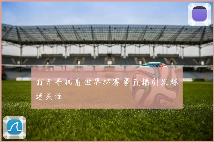 打开手机看世界杯赛事直播引发球迷关注